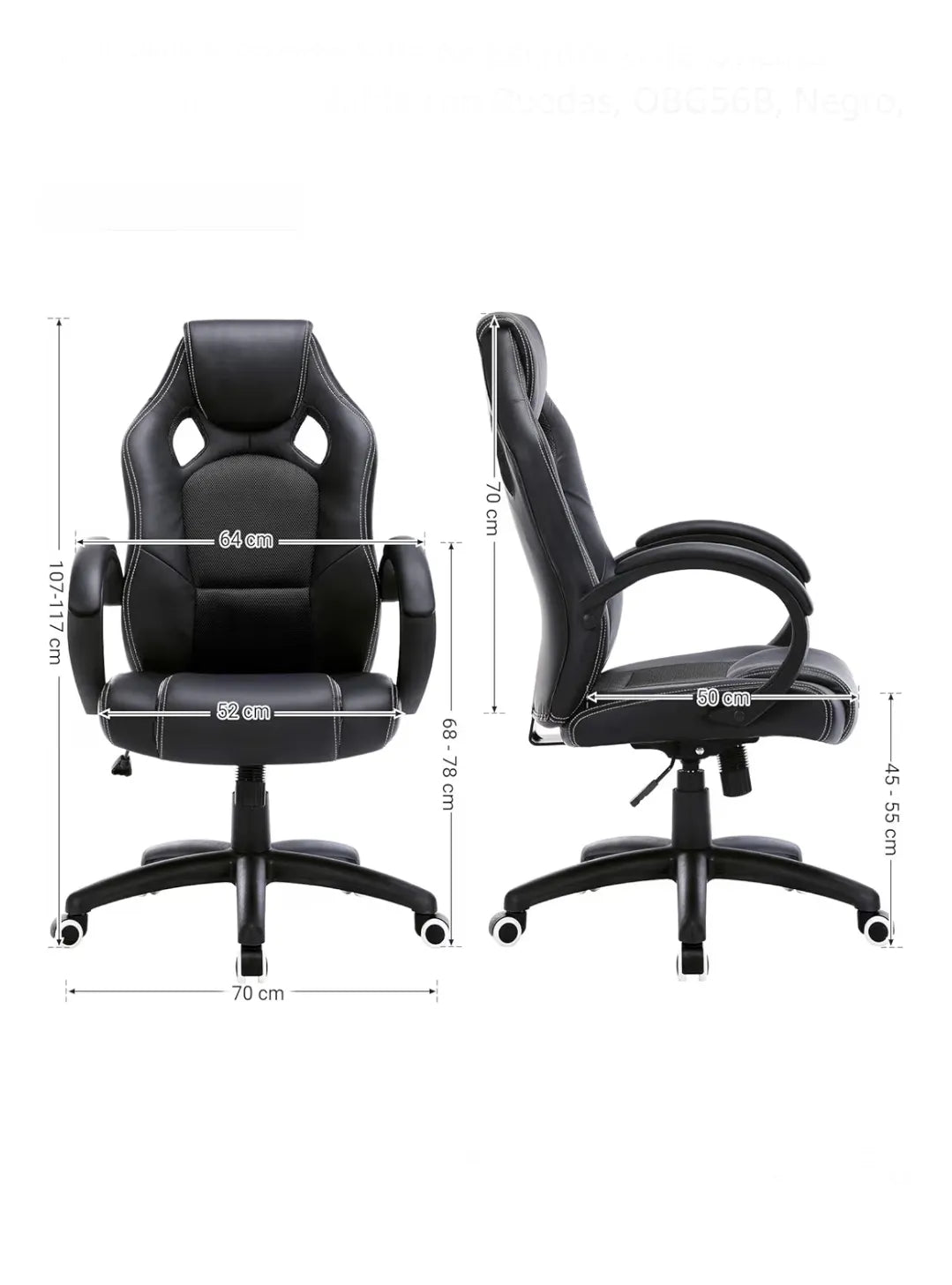 Silla de Escritorio de Oficina Ergonómica