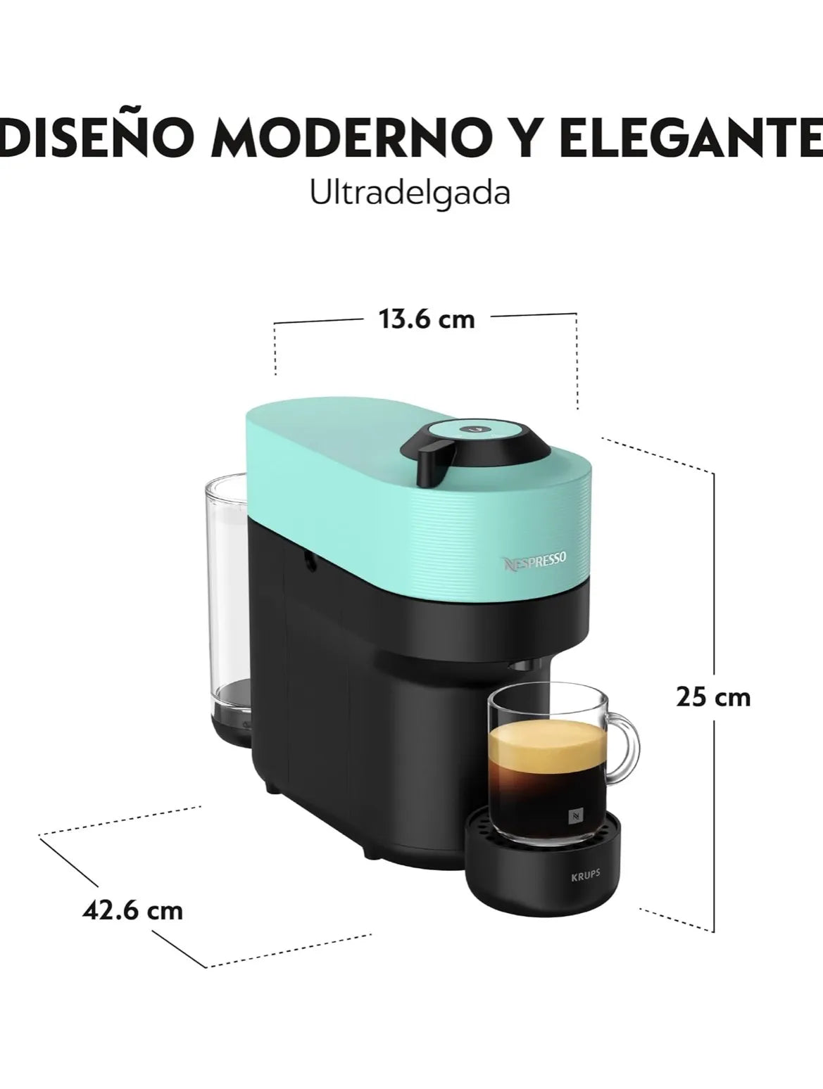 Cafetera de cápsulas Krups Nespresso