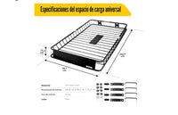 Portaequipajes universal de acero - MAXXHAUL