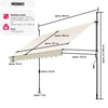 Toldo plegable para balcón