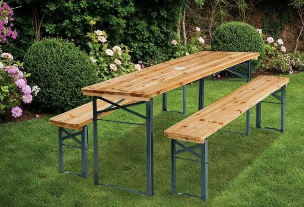 Conjunto de mesa y banco