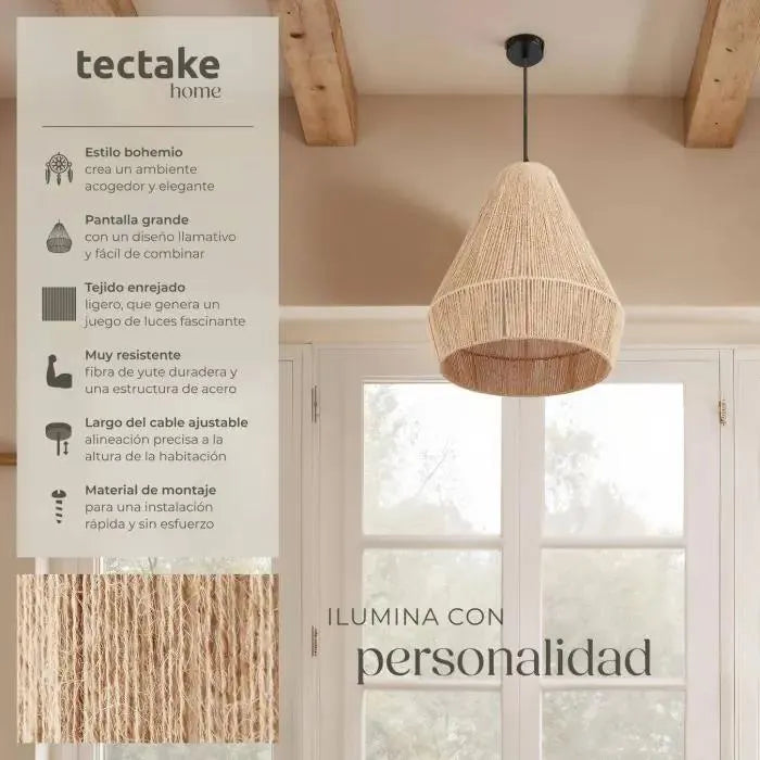 Lampara colgante suri para interior