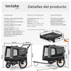 Remolque plegable para bicicleta