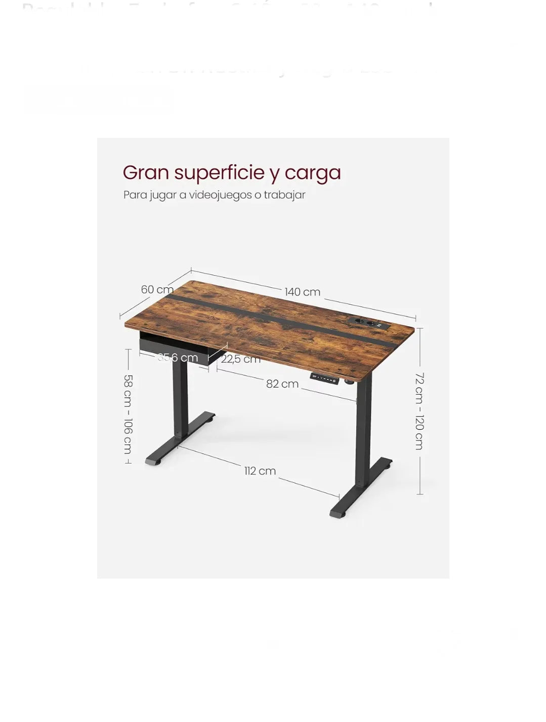 Escritorio Regulable en Altura, Mesa Regulable