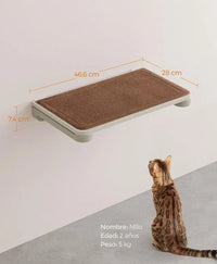Plataforma de pared para gatos FEANDREA