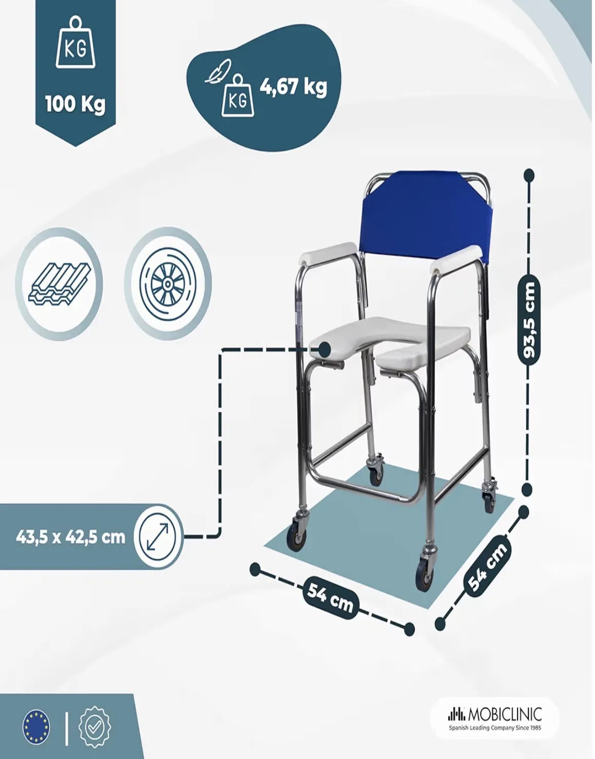 Silla para WC Mobiclinic