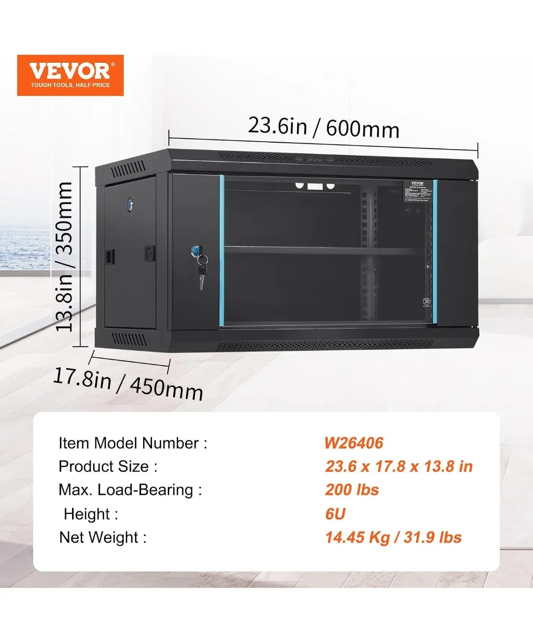 Gabinete para Servidor de Red - VEVOR