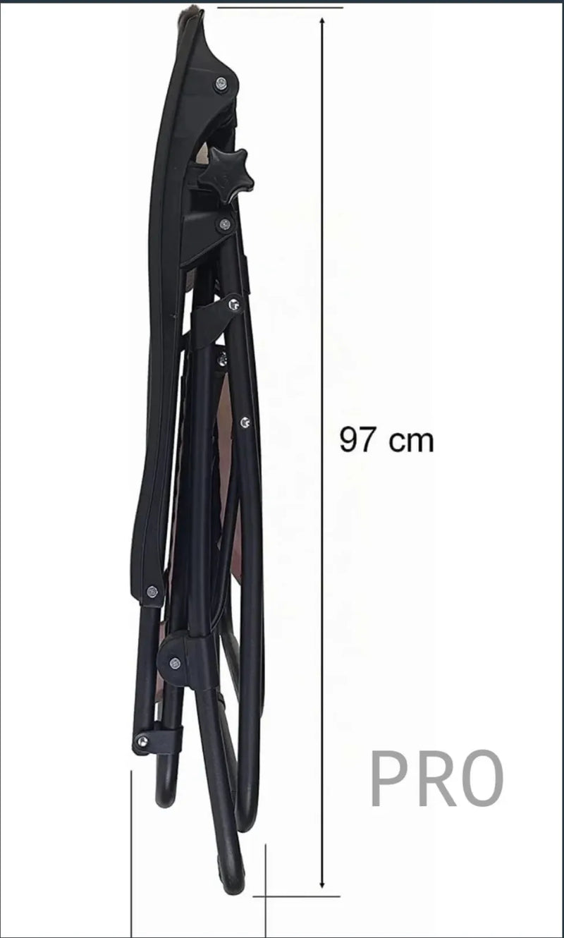 Silla Tumbona con Reposabrazos Plegable