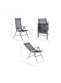 Silla de Jardín con Reposabrazos y Respaldo