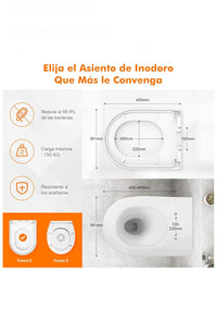Tapa wc, Asiento de Inodoro - Ibergrif M41001