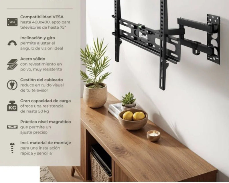 Soporte de pared para TV