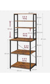 Estantería de Cocina, Estantería de Panadería, 6 Estantes