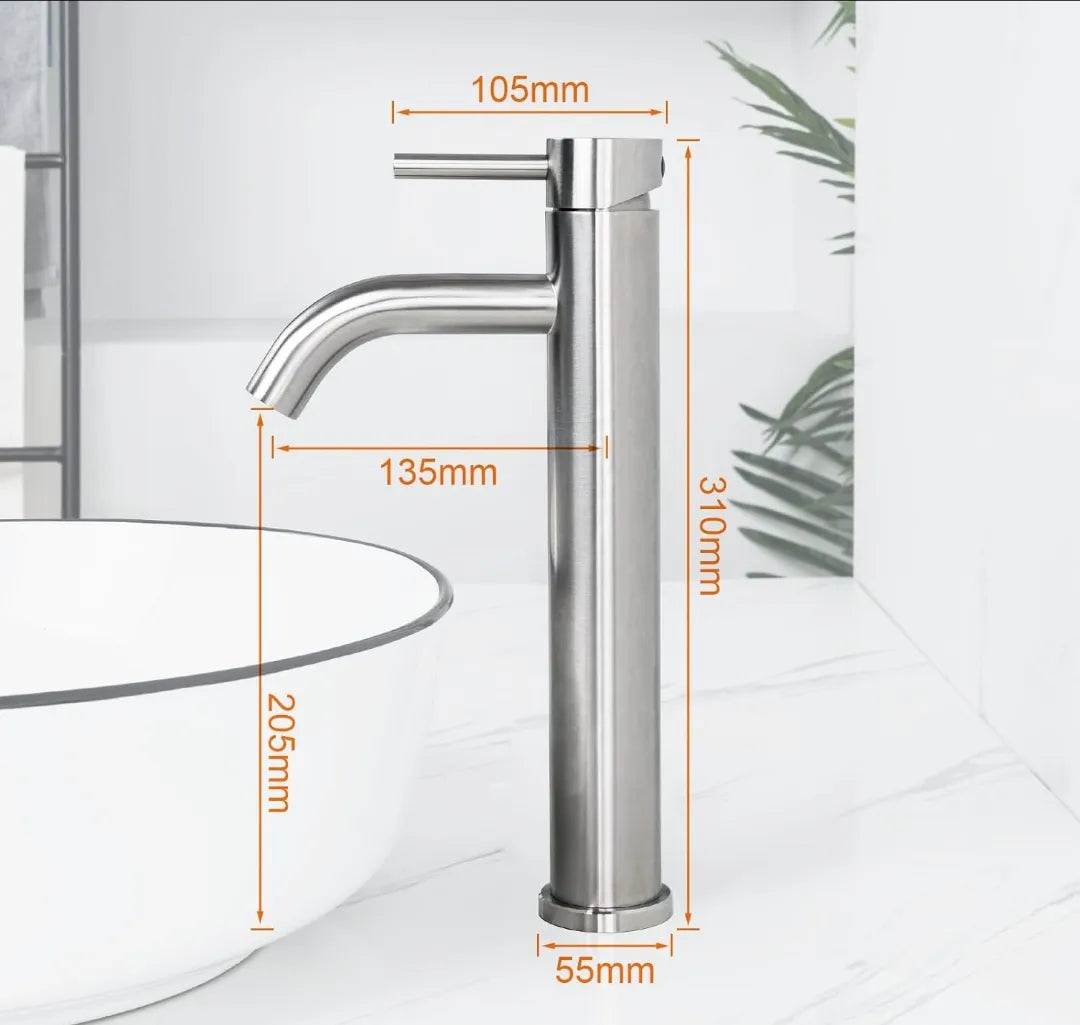 Grifo de Lavabo Caño alto ibergrif