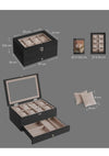 Caja de Relojes con 8 Ranuras SONGMICS