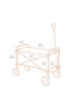 Carro plegable para jardín y aire libre