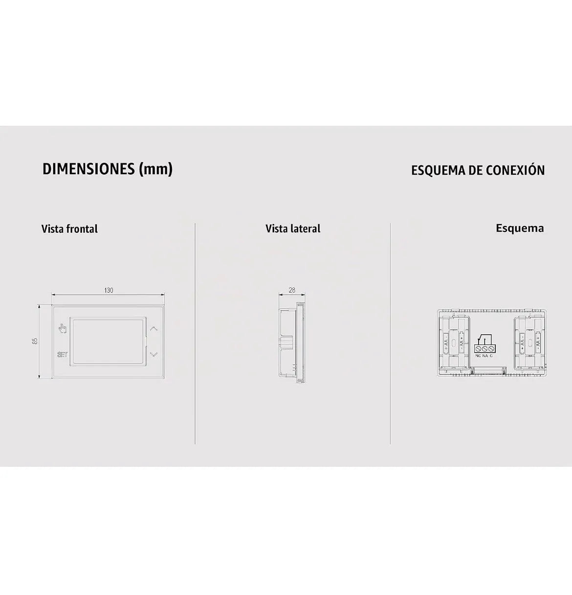 Termostato Calefacción WiFi Inteligente VEMER