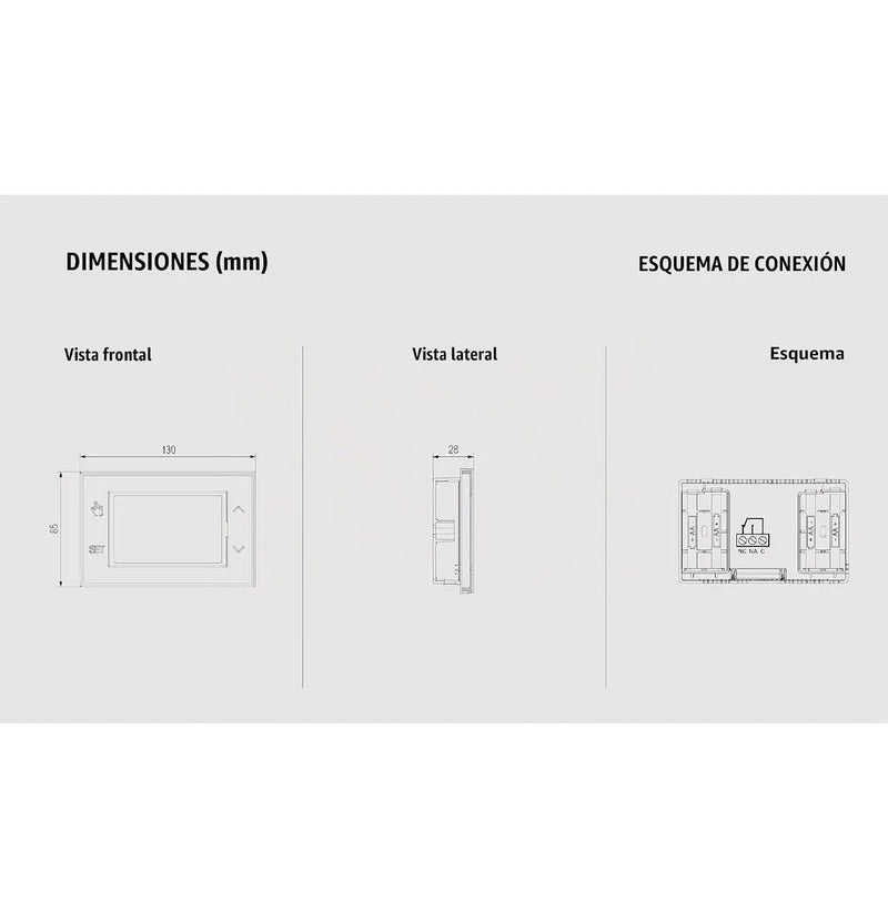 Termostato Calefacción WiFi Inteligente VEMER