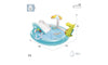 Piscina infantil hinchable con dispersor INTEX