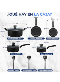 Juego de cocina de 11 piezas SereneLife