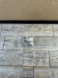 Tablero de fieltro gris