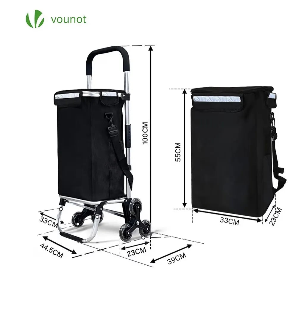 Carrito compra plegable