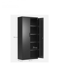 Armario de Garaje de 5 Estantes con 2 Puertas