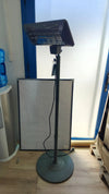 Calefactor halógeno de pie o pared para exterior con 2000 W