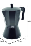 Cafetera 9 Tazas Italiana Inducción Jata