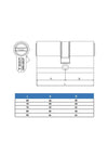 Cilindro de Alta Seguridad TX853060N Tesa Assa Abloy