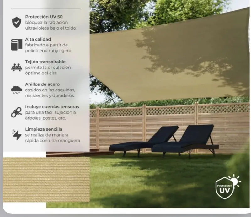 Toldo cuadrado