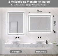 Espejo de baño con luz