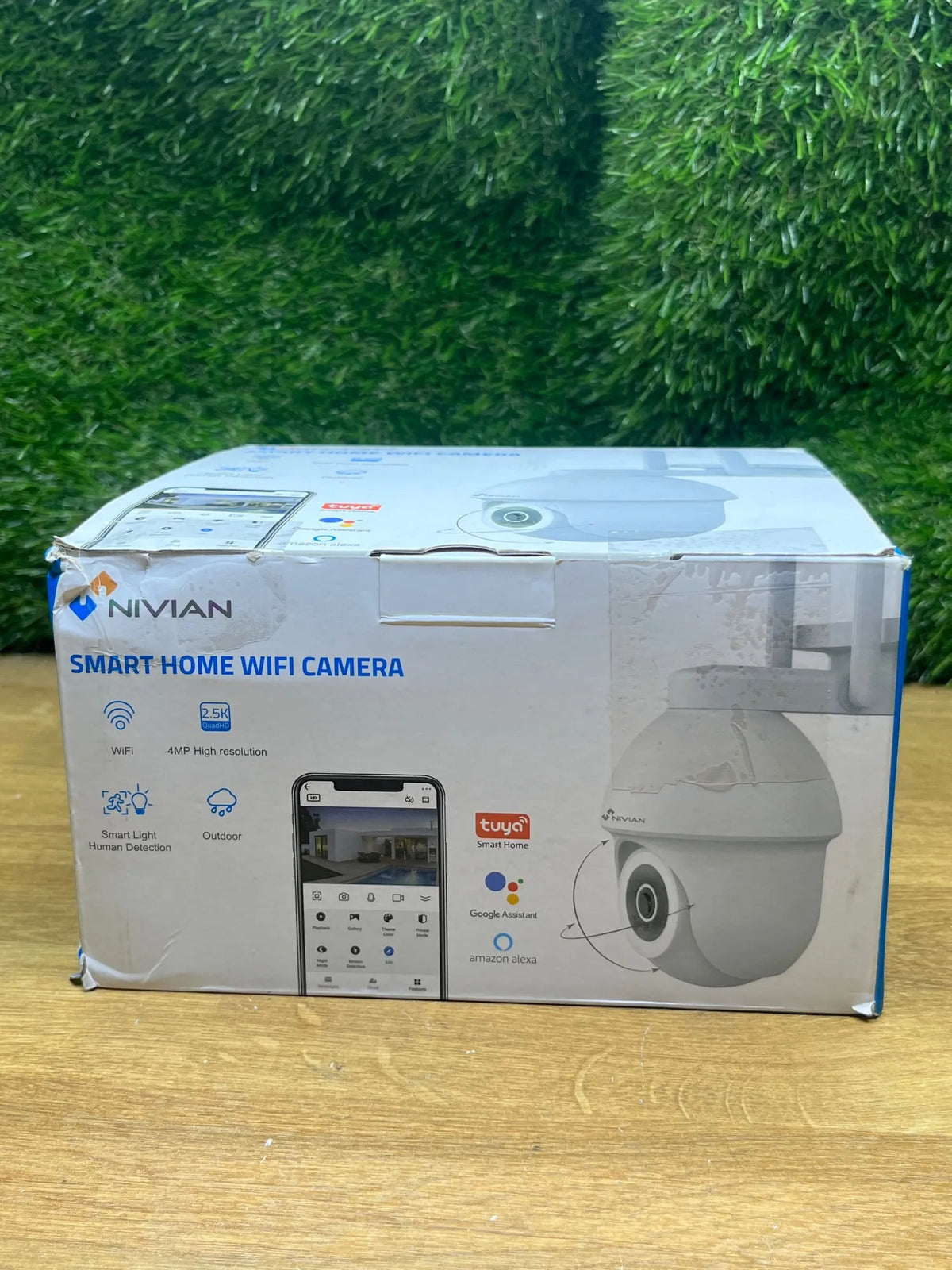 Cámara PTZ WiFi 2.4Ghz Half4K 2560x1440 NIVIAN