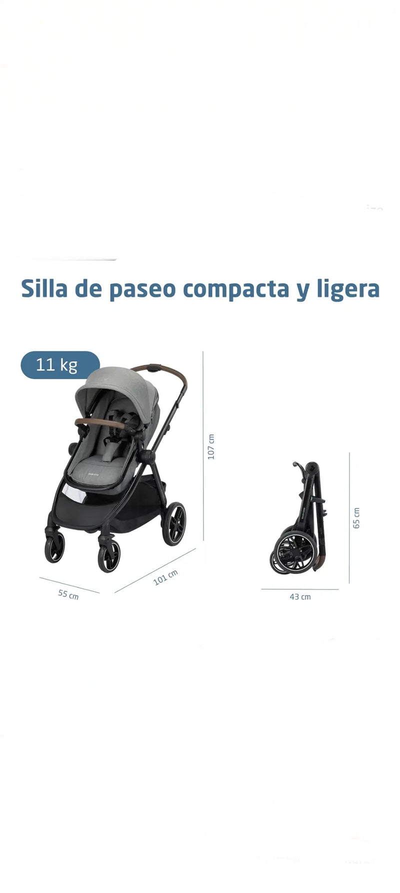 Cochecito 3 en 1 para paseo - Maxi cosi