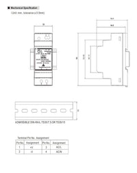 Fuente de alimentación 36W Din-Rail