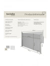 Toldo de aluminio de doble cara
