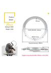 Plato Giratorio Mesa,Placa Giratoria con Rodamiento 50cm