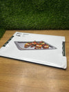 Bandeja de acero inoxidable con borde decorativo APS