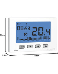 Termostato Ambiente de Pared para Calefacción y Aire Acondicionado VEMER