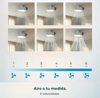 Ventilador de techo con luz - Cecotec