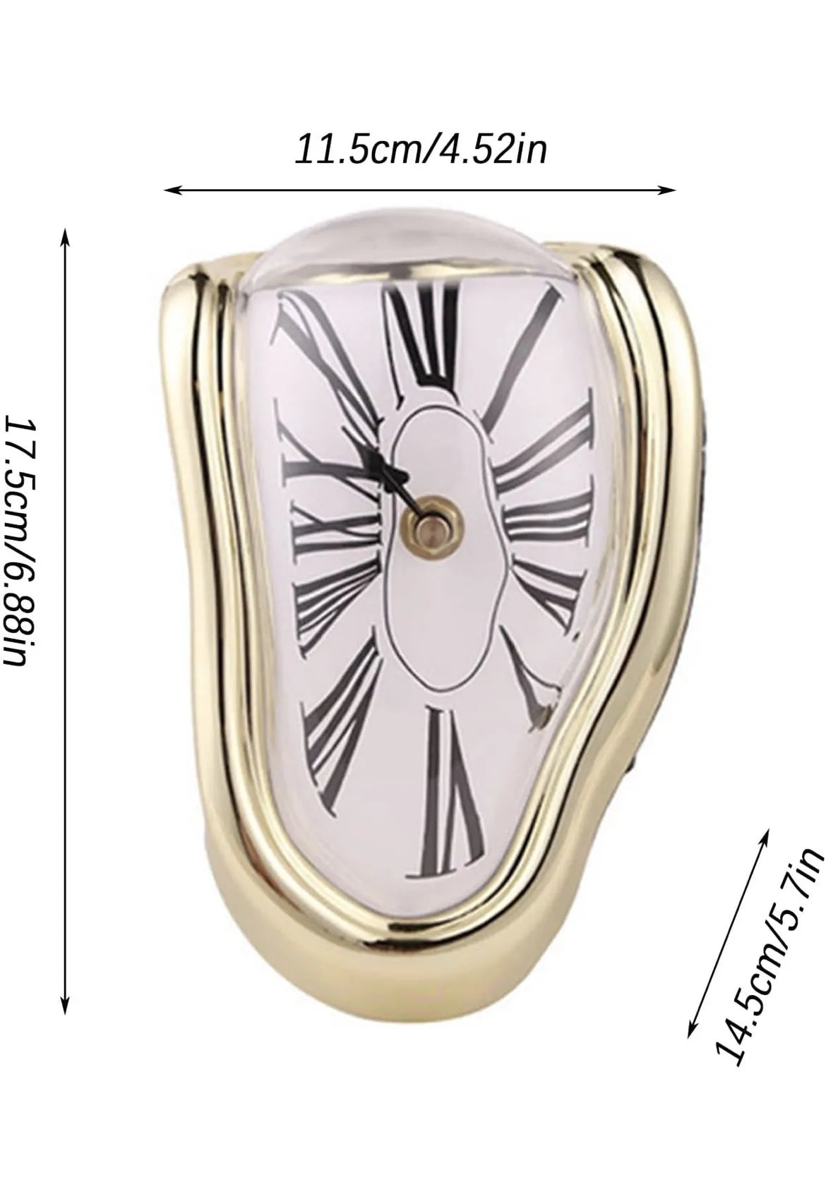 Reloj retorcido vintage Salvador Dali
