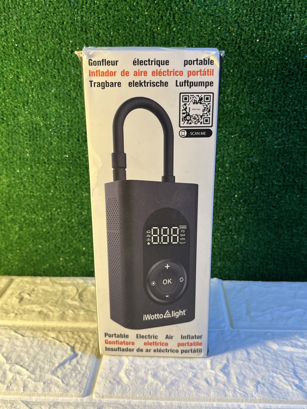 Hinchador Eléctrico portátil + Powerbank iWotto E light