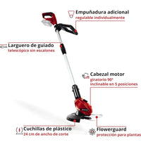 Recortabordes inalámbrico de 18V - Einhell