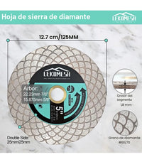 Disco Diamante 125MM para Porcelanico
