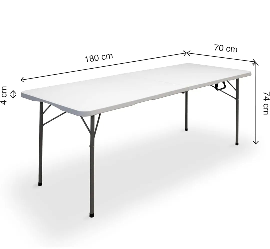 Mesa plegable portátil 180cm - Kitgarden