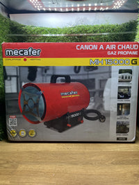 Cañón de aire caliente gas Mecafer