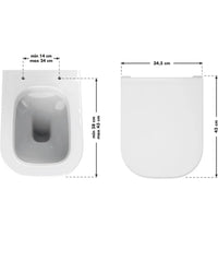 Tapa wc universal con caída amortiguada - Tatay