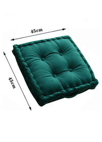 Cojín de Asiento Cuadrado, Cojines para Silla de Jardin, Juego de 2 Cojines