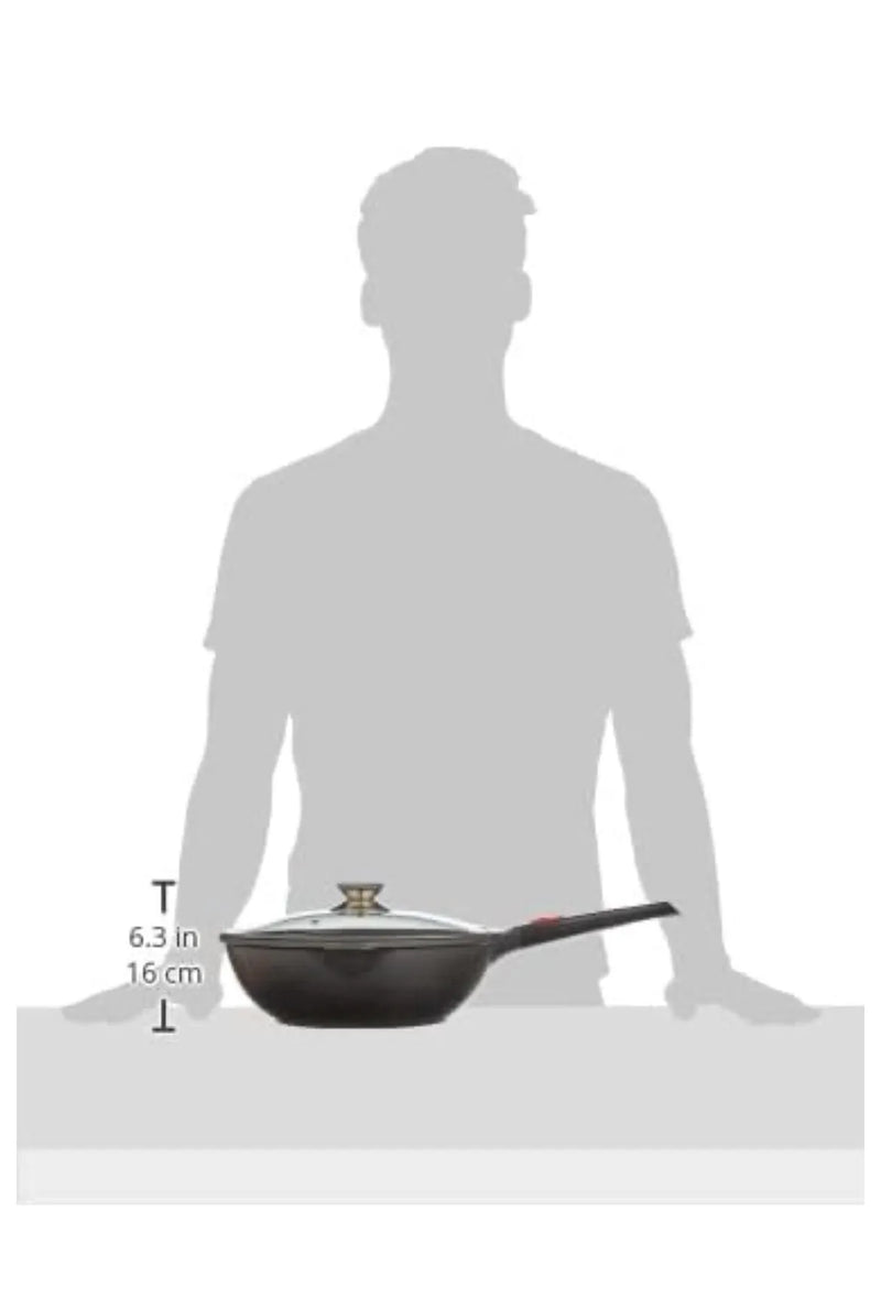 Sartén tipo Wok con Mango Extraíble Kamberg Wok