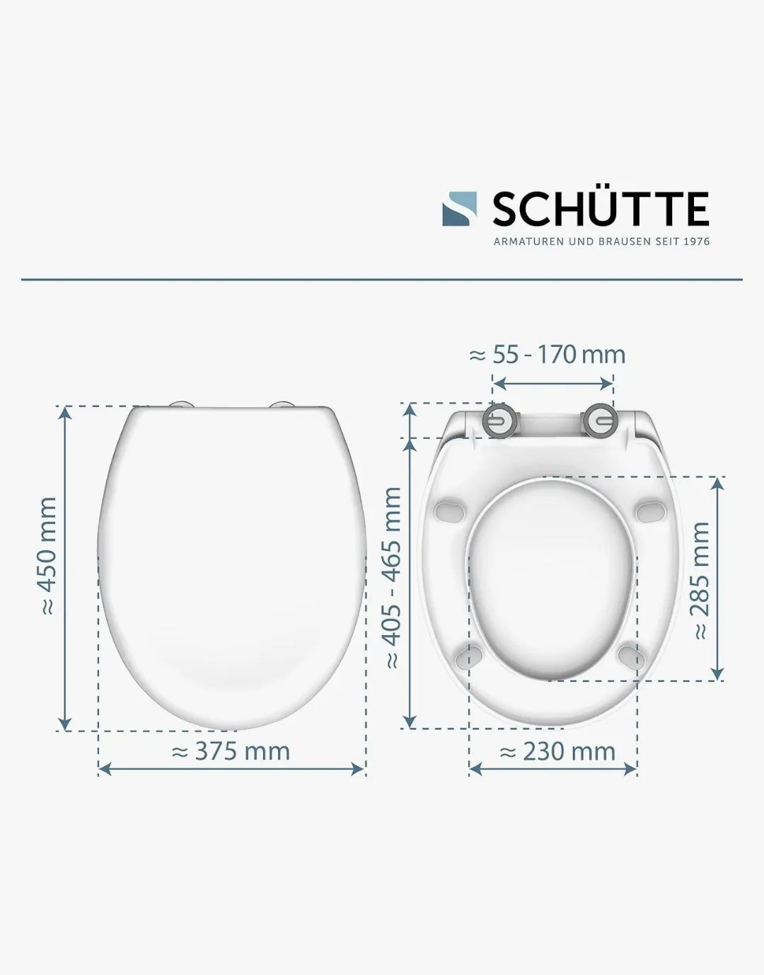 Tapa WC Universal - SCHÜTTE