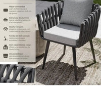 Silla de aluminio